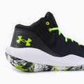 Мъжки баскетболни обувки Under Armour Jet '21 в черно и бяло 3024260 9