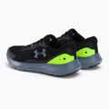 Мъжки обувки за бягане Under Armour Surge 3 черно-зелени 3024883 3