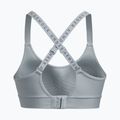 Under Armour Infinity Covered Mid сив фитнес сутиен 1363353-465 2