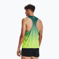 Мъжки потник за бягане Under Armour Rush Cicada Singlet зелен 1377314 2