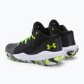 Детски баскетболни обувки Under Armour GS Jet '21 черно-зелени 3024794 3
