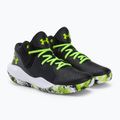 Детски баскетболни обувки Under Armour GS Jet '21 черно-зелени 3024794 4