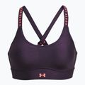 Under Armour Infinity Covered Mid лилав фитнес сутиен 1363353-541 3