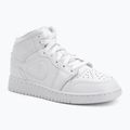 Обувки  Jordan 1 Mid white/white/white