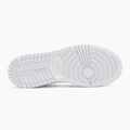 Обувки  Jordan 1 Mid white/white/white 4