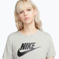 Дамска тениска Nike Sportswear Club Essentials Logo тъмно сиво, велурено/черно 4