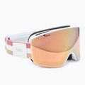 Дамски предпазни ски очила Giro Ella white lx stripe/rose gold/infrared 2