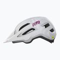 Детска велосипедна каска Giro Fixture II Integrated MIPS матово бяло перлено бяло ripple fade 8