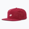 K2 Corduroy Snapback шапка червена