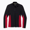 Мъжка термоактивна блуза Smartwool Merino Sport 1/4 Zip black/rythmic red 4