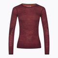 Дамска термална тениска Smartwool Intraknit Merino 200 Crew maroon 19284