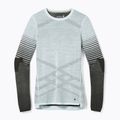 Дамска термоактивна блуза Smartwool Intraknit Thermal Merino Base Layer Pattern Crew aqua