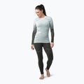 Дамска термоактивна блуза Smartwool Intraknit Thermal Merino Base Layer Pattern Crew aqua 2