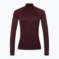 Дамска термоактивна блуза Smartwool Thermal Merino Rib Turtleneck black cherry heather