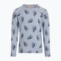 Детски термоактивен суитшърт Icebreaker Merino 200 Oasis Crewe Bear Tour Zinc Blue/Aop