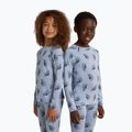 Детски термоактивен суитшърт Icebreaker Merino 200 Oasis Crewe Bear Tour Zinc Blue/Aop 2