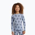 Детски термоактивен суитшърт Icebreaker Merino 200 Oasis Crewe Bear Tour Zinc Blue/Aop 4