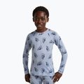 Детски термоактивен суитшърт Icebreaker Merino 200 Oasis Crewe Bear Tour Zinc Blue/Aop 8