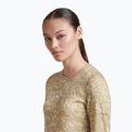 Дамска блуза с дълъг ръкав icebreaker Merino 200 Oasis Crewe Moss Bloom cumin/undyed/aop 6