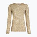 Дамска блуза с дълъг ръкав icebreaker Merino 200 Oasis Crewe Moss Bloom cumin/undyed/aop 7