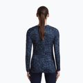Дамска блуза с дълъг ръкав icebreaker Merino 200 Oasis Crewe Moss Bloom navy/dawn/aop 3