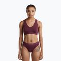 Термоактивен сутиен icebreaker Merino 125 Cool-Lite Sprite Racerback dark berry 2