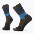 Smartwool Everyday Blocked Stripe Crew зелено-сини чорапи за трекинг SW001940D11 4