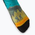 Smartwool Hike Light Cushion Great Excursion Print Crew чорапи за трекинг синьо/жълто SW001987150 3
