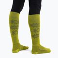 Мъжки чорапи Icebreaker Ski+ Light OTC Ski Heritage bio lime/loden 3