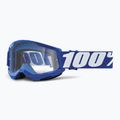 Детски очила за колоездене 100% Strata 2 Junior blue/clear 5
