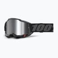 Велосипедна маска 100% Strata 2 black/silver mirror