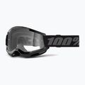 Детски очила за колоездене 100% Strata 2 Junior black/clear 5