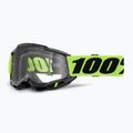 Велосипедна маска 100% Accuri 2 OTG neon yellow/clear