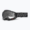 Детска велосипедна маска 100% Accuri 2 Junior black/clear