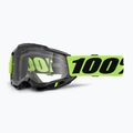 Детска велосипедна маска 100% Accuri 2 Junior neon yellow/clear