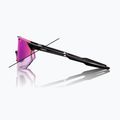 100% слънчеви очила Hypercraft SQ gloss black/photochromic purple mirror 9