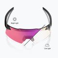 Слънчеви очила 100% Aerocraft gloss black/purple mirror photochromic 3