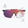 Слънчеви очила 100% Hypercraft SQ gloss light grey/rose gold mirror photochromic 4