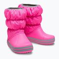 Детски ботуши за сняг Crocs Winter Puff Kids electric pink/light grey 12