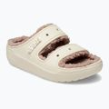 Джапанки Crocs Classic Cozzzy Sandal bone/mushroom 8