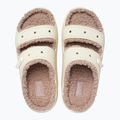 Джапанки Crocs Classic Cozzzy Sandal bone/mushroom 12