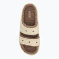 Джапанки Crocs Classic Cozzzy Sandal bone/mushroom 5