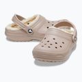 Джапанки Crocs Classic Lined Clog mushroom/bone 14