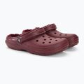 Crocs Classic Lined Clog джапанки bordeaux 5