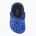 Детски джапанки Crocs Classic Lined blue bolt 6