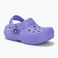 Детски джапанки Crocs Classic Lined digital violet 2