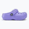 Детски джапанки Crocs Classic Lined digital violet 3