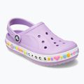 Детски джапанки Crocs Bayaband Charm Band Clogs orchid 9