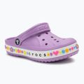 Детски джапанки Crocs Bayaband Charm Band Clogs orchid