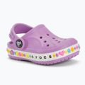 Детски джапанки Crocs Bayaband Charm Band Clog Toddler orchid